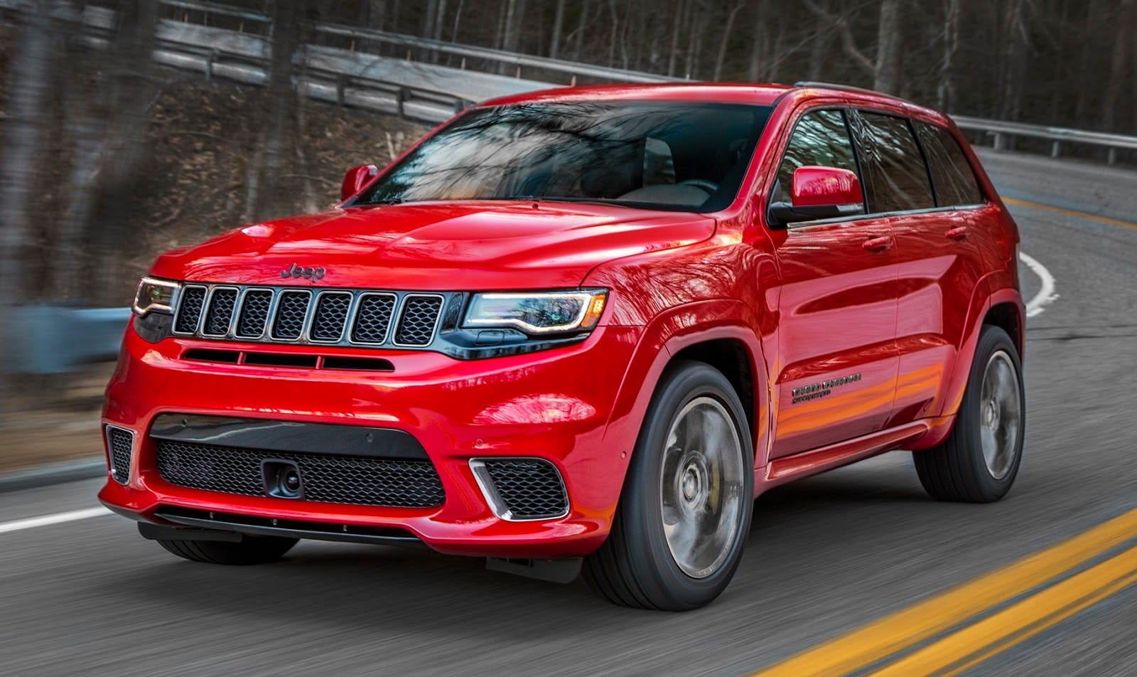 Os 5 SUVs mais rápidos do mundo Jeep Grand Cherokee Trackhawk