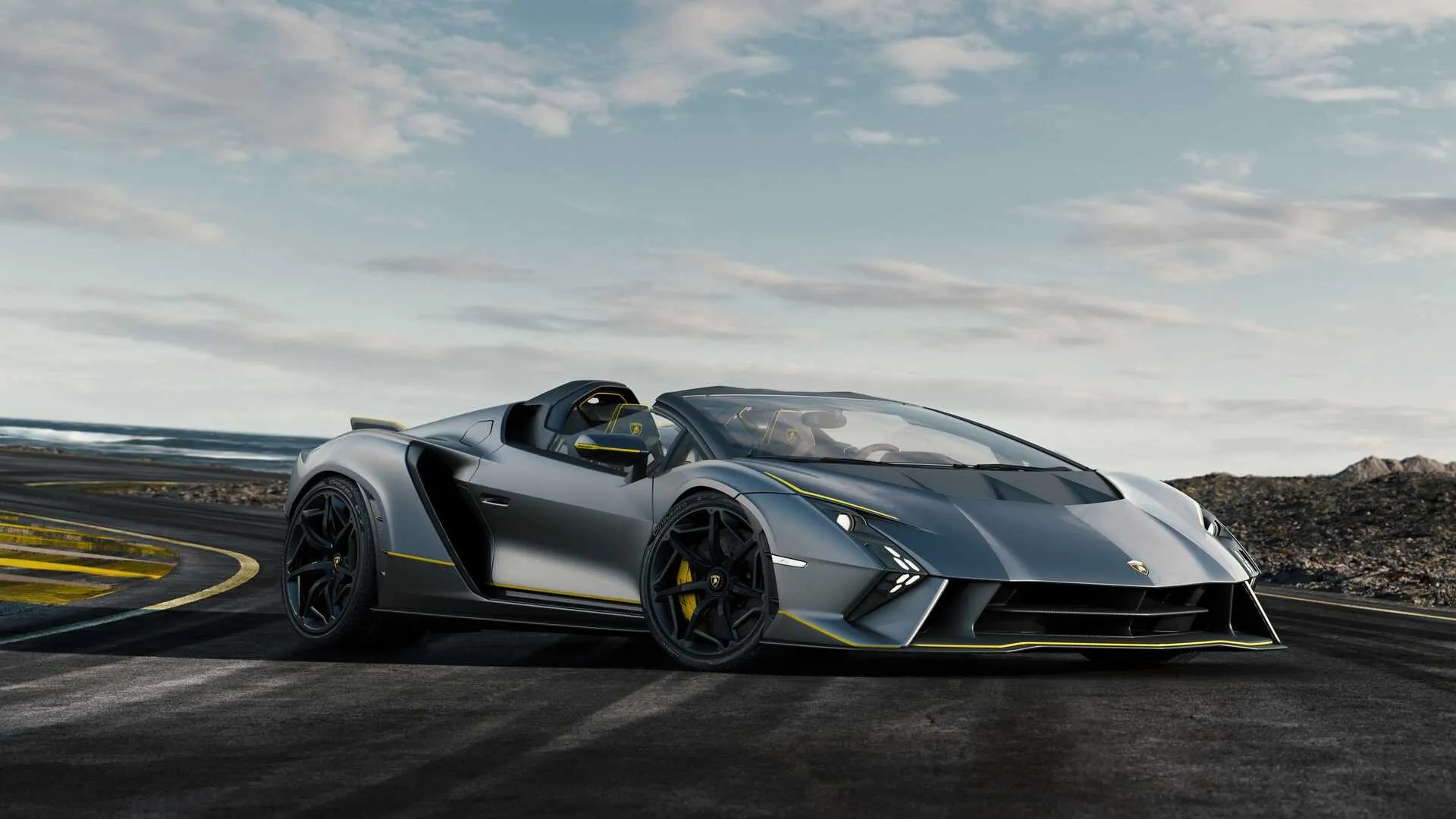 todos os modelos de produção lançados pela Lamborghini