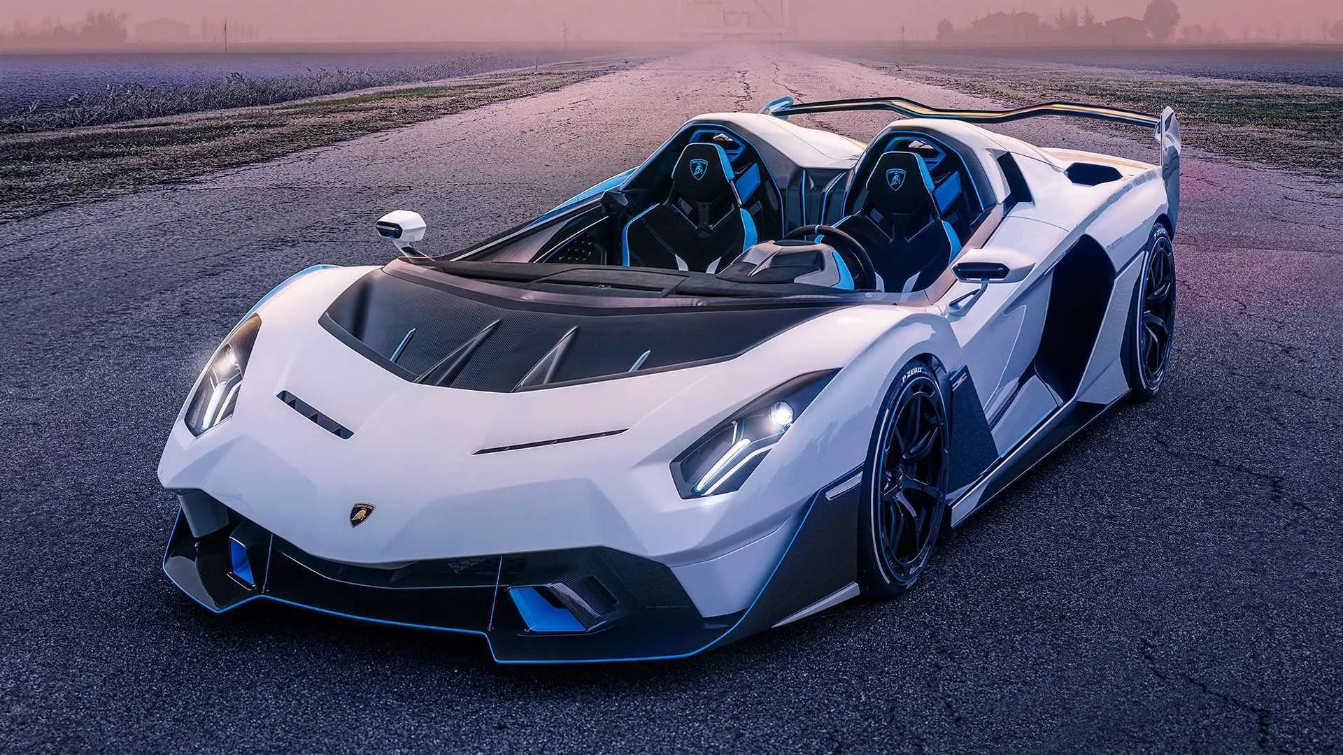 todos os modelos de produção lançados pela Lamborghini