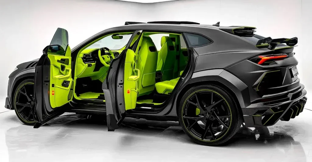 todos os modelos de produção lançados pela Lamborghini